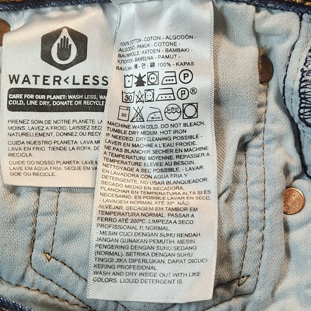 Levis 501 Jeans Mens 32x30 Blue Button Fly Straight Leg Denim Medium Wash - Picture 6 of 8